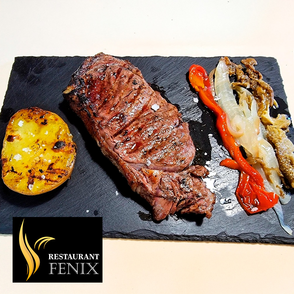 Entrecot a la brasa: el arte de la carne perfecta en Restaurante Fènix Olèrdola